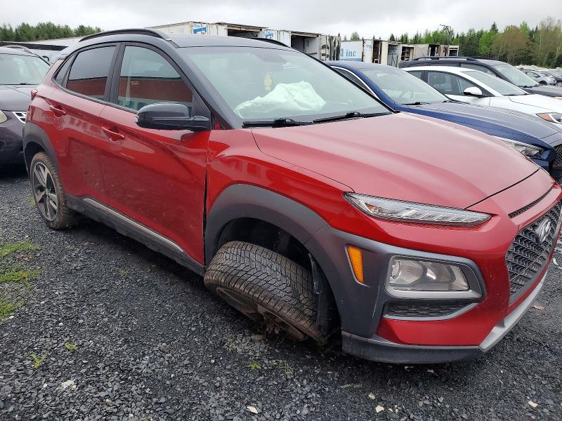 2019 Hyundai Kona VIN KM8K3CA50KU318123 COPART salvage auction — FRONT END, Qc - Gravement Accidente, sold $500 on 2026-07-21 (photo 4)