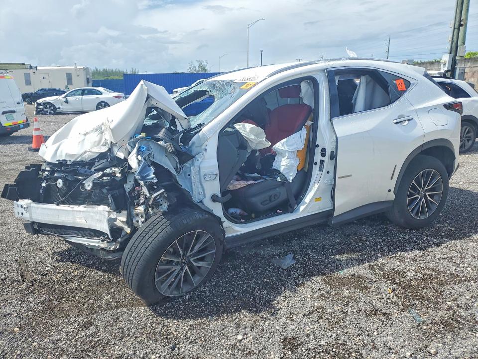 2025 Lexus Nx 250 VIN JTJADCAZ2S5024066 COPART salvage auction — FRONT END, Fl - Cert Of Title Slvg Rebuildable, sold $1,200 on 2026-07-28 (photo 1)