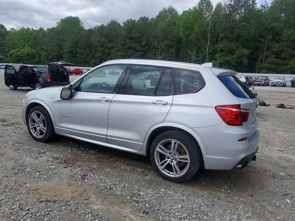 2014 BMW X3 VIN 5UXWX9C55E0D24085 COPART salvage auction — FRONT END, Nc - Salvage Certificate Of Title, sold $825 on 2026-07-08 (photo 2)