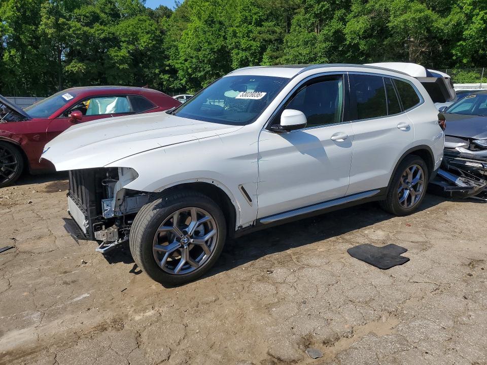 2024 BMW X3 VIN 5UX43DP0XR9U16764 COPART salvage auction — FRONT END, Ga - Cert Of Title-Salvage, sold $13,100 on 2026-07-31 (photo 1)