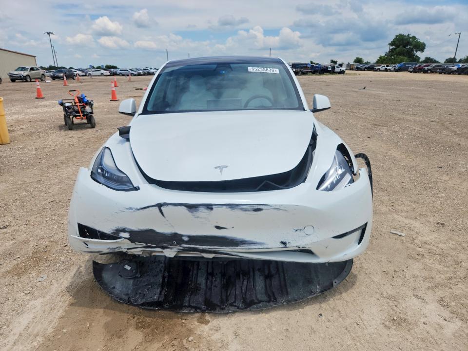 2021 Tesla Model y VIN 5YJYGDEE1MF102893 COPART salvage auction — FRONT END, Tx - Salvage Vehicle Title, sold $1,500 on 2026-07-29 (photo 5)
