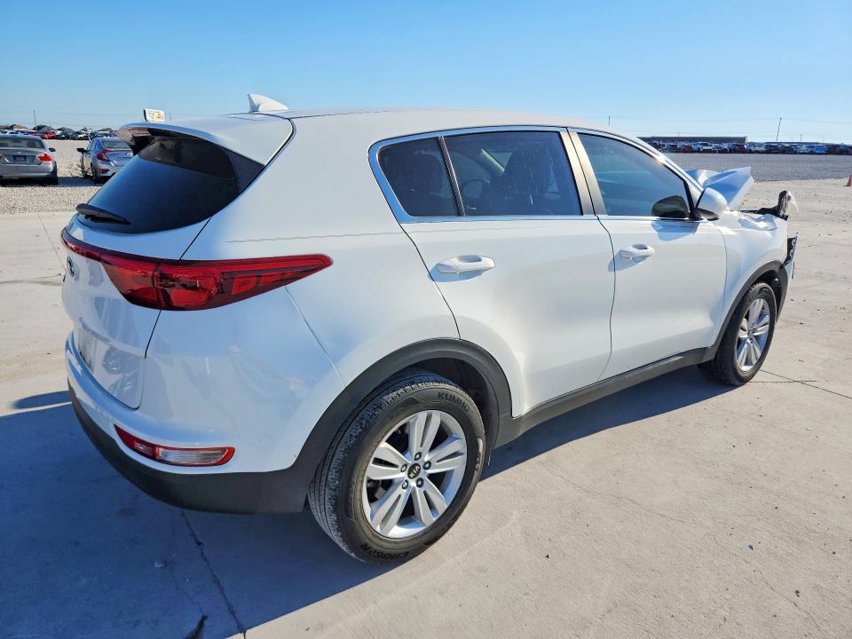 2018 Kia Sportage VIN KNDPM3AC9J7447335 COPART salvage auction — FRONT END, Tx - Salvage Vehicle Title, sold $3,100 on 2026-07-10 (photo 3)