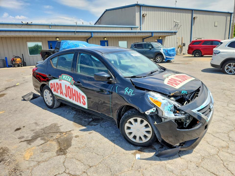 2019 Nissan Versa VIN 3N1CN7AP9KL815891 COPART salvage auction — FRONT END, TN - SALVAGE CERTIFICATE, sold $1,200 on 2026-07-02 (photo 4)