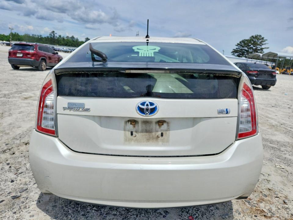 2012 Toyota Prius VIN JTDKN3DU1C1488253 COPART salvage auction — FRONT END, Ga - Cert Of Title-Salvage, sold $2,600 on 2026-07-13 (photo 6)