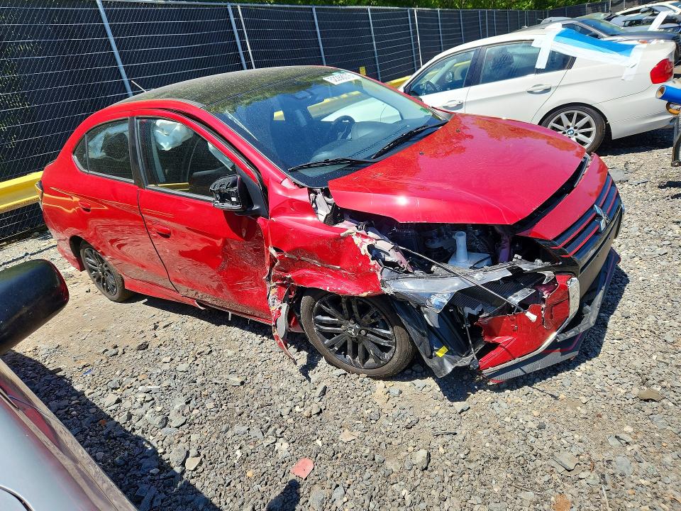 2024 Mitsubishi VIN ML32FUFJXRHF17423 COPART salvage auction — FRONT END, Md - Cert Of Salvage > 75% Damage, sold $2,550 on 2026-07-28 (photo 4)