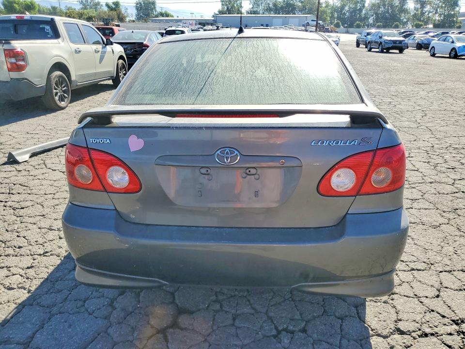 2005 Toyota Corolla VIN 1NXBR32E25Z460507 COPART salvage auction — BURN, Ca - Acq Bos - Post Sale - Salvage, sold $150 on 2026-07-02 (photo 6)