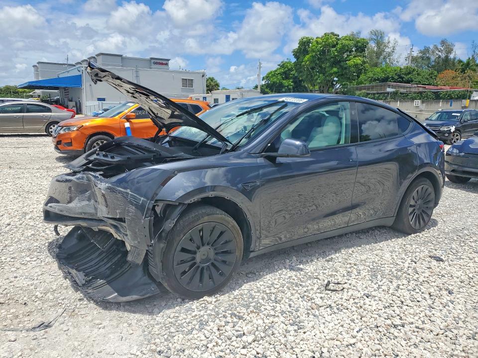 2024 Tesla VIN 7SAYGDED1RF034256 COPART salvage auction — REAR END, Fl - Cert Of Title Slvg Rebuildable, sold $6,000 on 2026-07-28 (photo 1)