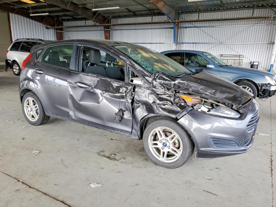 2018 Ford Fiesta VIN 3FADP4EJ2JM127746 COPART salvage auction — FRONT END, Ca - Salvage Certificate, sold $450 on 2026-07-09 (photo 4)