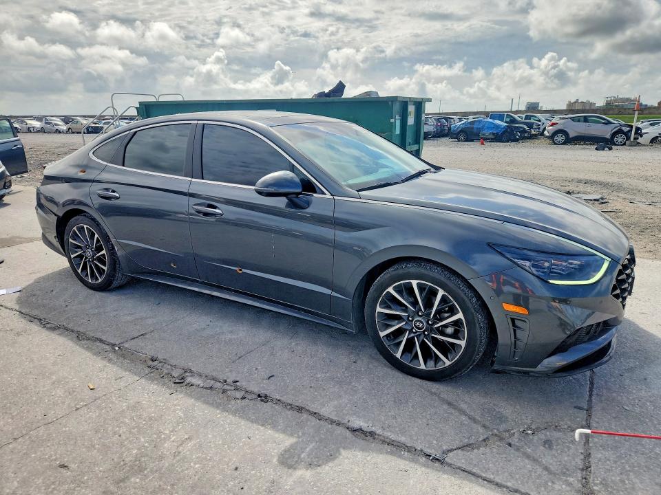2023 Hyundai Sonata VIN KMHL34J26PA276095 COPART salvage auction — VANDALISM, Id - Salvage Certificate Of Title, sold $8,200 on 2026-07-22 (photo 4)