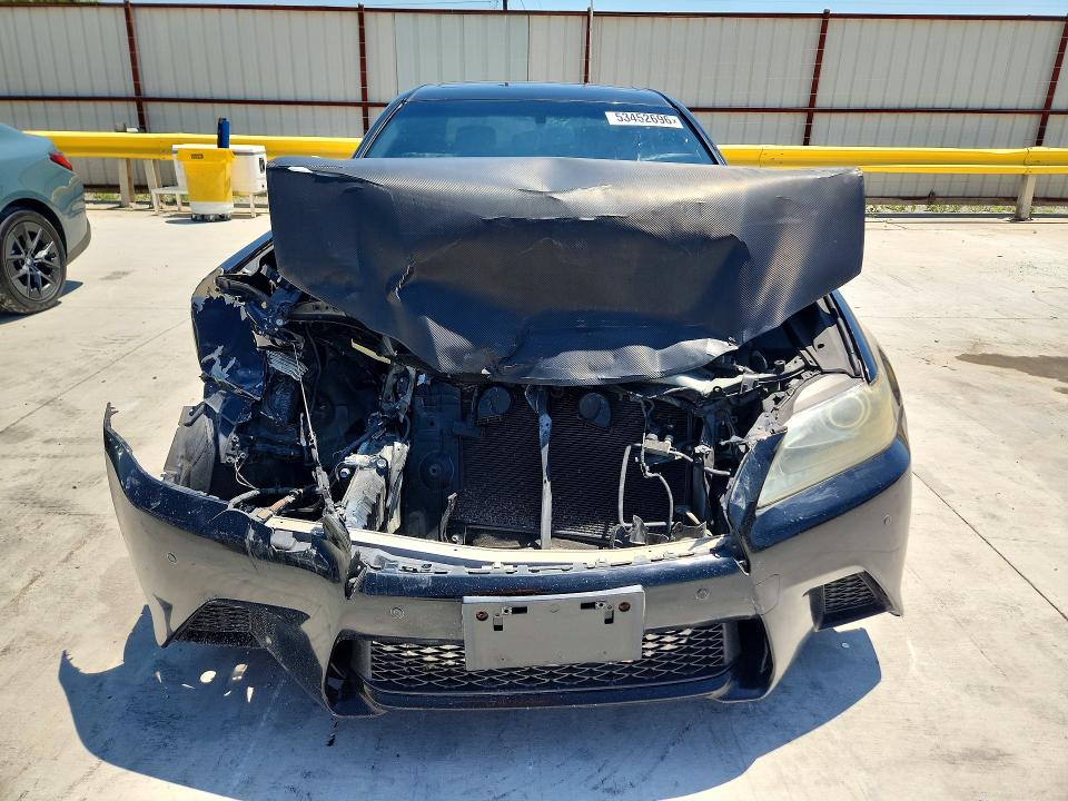 2013 Lexus Gs VIN JTHBE1BL8D5003825 COPART salvage auction — FRONT END, Tx - Salvage Vehicle Title, sold $175 on 2026-07-24 (photo 5)