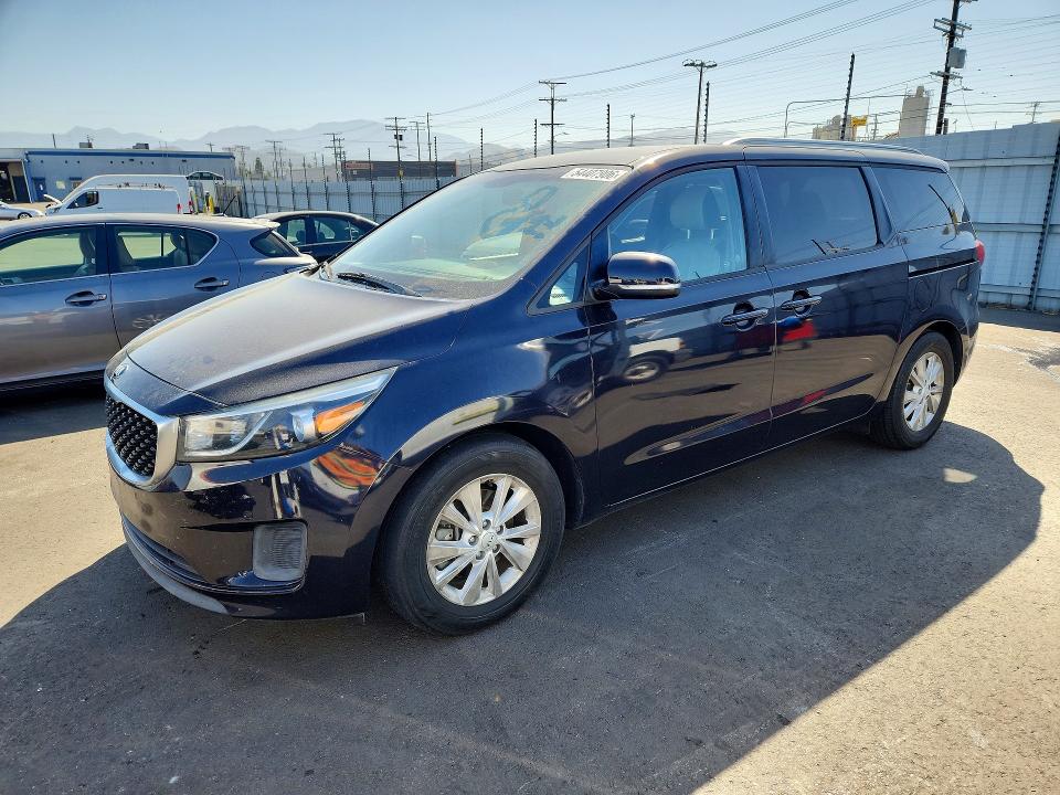2017 Kia SEDONA VIN KNDMB5C17H6246758 COPART salvage auction — MINOR DENT/SCRATCHES, Ca - Dis/Dlr/Exp Only Clean Title (P), sold $1,450 on 2026-07-16 (photo 1)