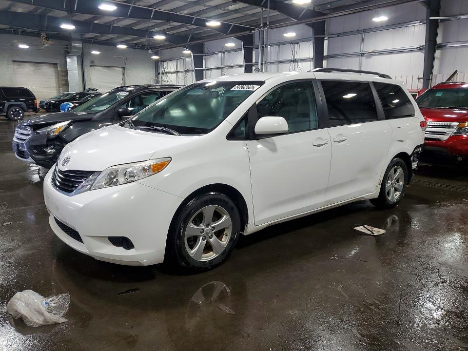 2014 Toyota Sienna VIN 5TDKK3DC5ES519624 COPART salvage auction — REAR END, Mn - Cert Of Title-Prior Salvage, sold $4,100 on 2026-07-09 (photo 1)