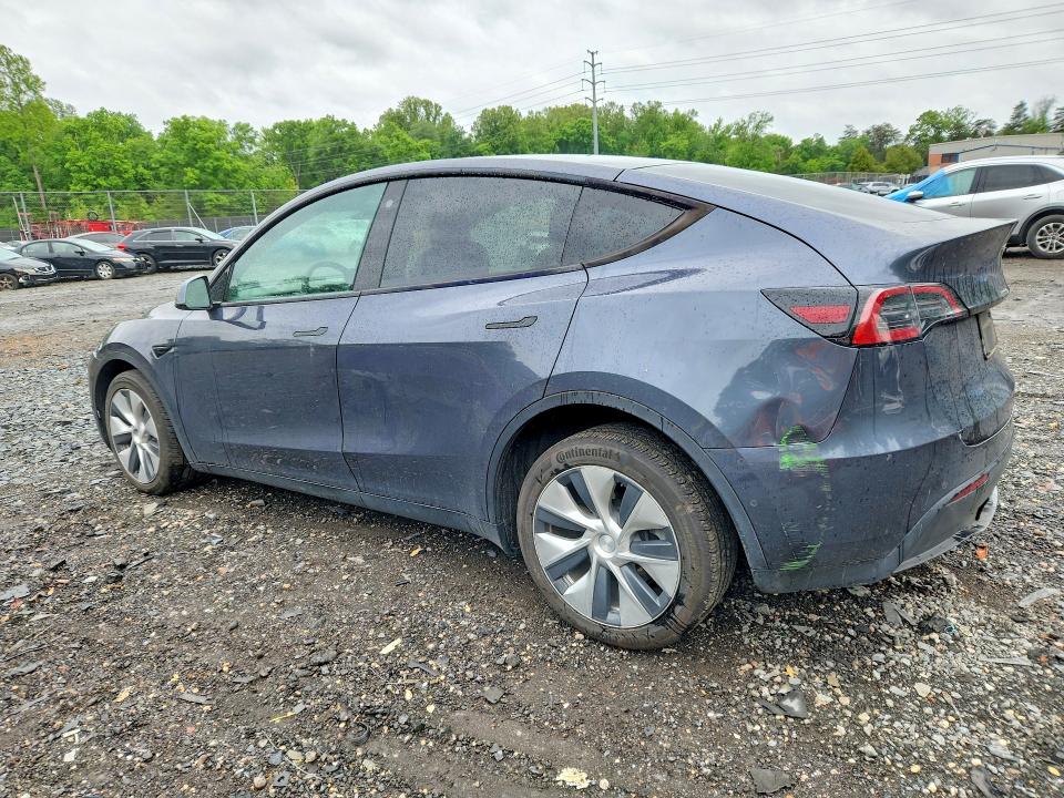 2021 Tesla Model y VIN 5YJYGDEE1MF248050 COPART salvage auction — SIDE, MD - CERT OF SALVAGE > 75% DAMAGE, sold $300 on 2026-07-31 (photo 2)