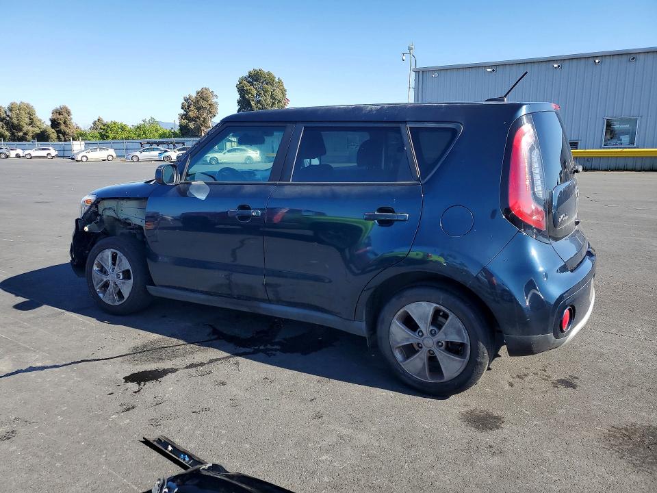2017 Kia VIN KNDJP3A55H7418553 COPART salvage auction — FRONT END, Ca - Salvage Certificate, sold $1,600 on 2026-07-06 (photo 2)