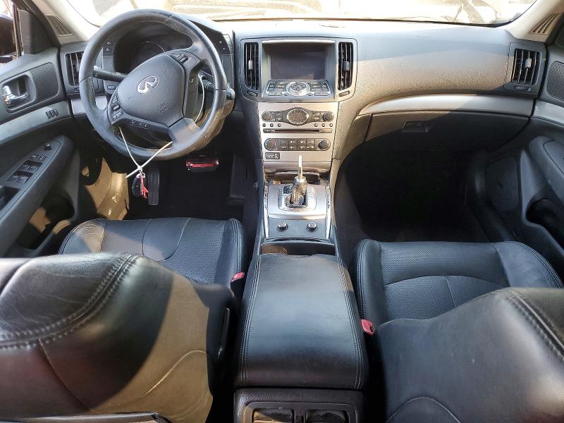 2013 Infiniti G VIN JN1CV6AP2DM724920 COPART salvage auction — FRONT END, Ca - Salvage Certificate, sold $2,200 on 2026-07-13 (photo 8)
