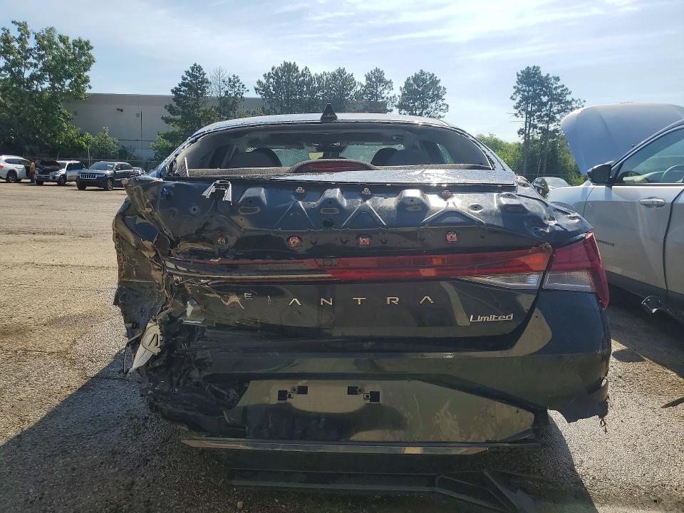 2023 Hyundai Elantra VIN KMHLP4AG0PU405981 COPART salvage auction — UNDERCARRIAGE, IL - CERTIFICATE OF TITLE, sold $275 on 2026-07-23 (photo 6)