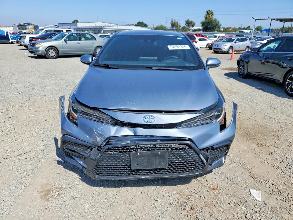 2021 Toyota Corolla VIN JTDS4MCE9MJ074724 COPART salvage auction — FRONT END, Ca - Salvage Certificate, sold $6,400 on 2026-07-24 (photo 5)