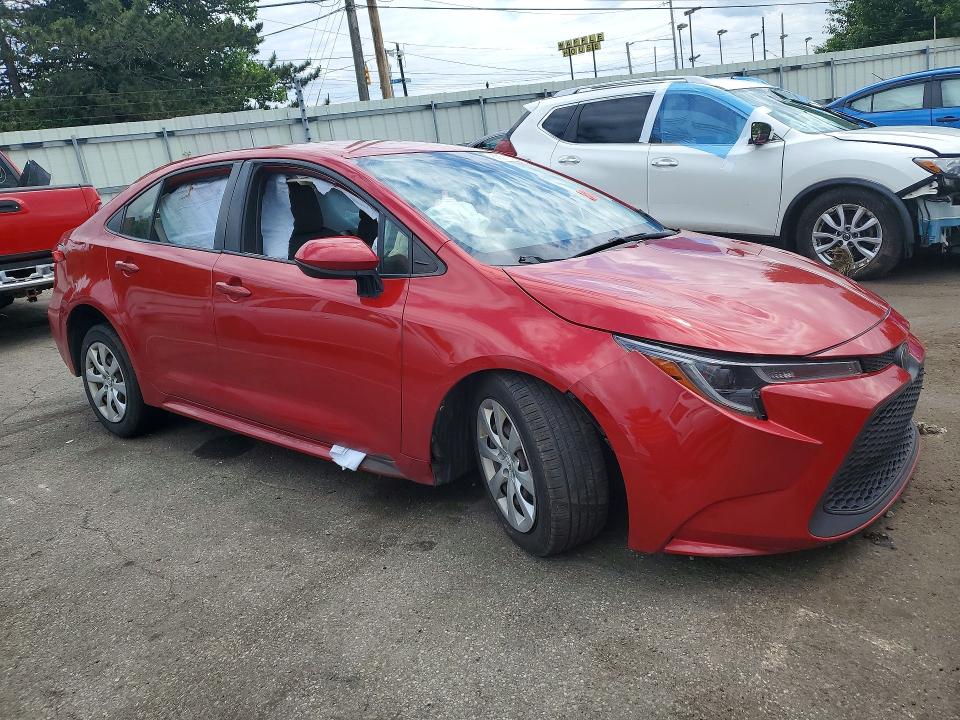2020 Toyota Corolla VIN JTDEPRAE9LJ045436 COPART salvage auction — FRONT END, Oh - Cert Of Title-Salvage, sold $500 on 2026-07-29 (photo 4)