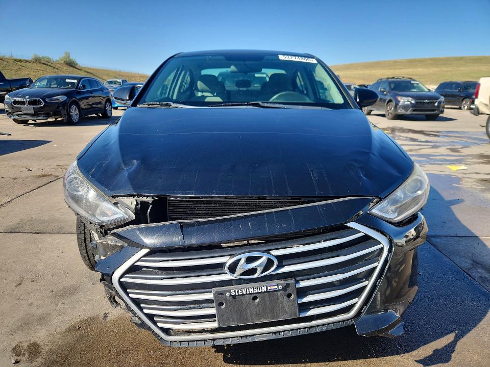 2018 Hyundai Elantra VIN 5NPD84LF5JH277555 COPART salvage auction — FRONT END, Co - Public - Salvage Title, sold $2,350 on 2026-07-22 (photo 5)