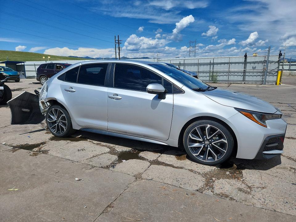2020 Toyota VIN JTDS4RCE5LJ021417 COPART salvage auction — REAR END, Co - Salvage Title, sold $3,850 on 2026-07-06 (photo 4)