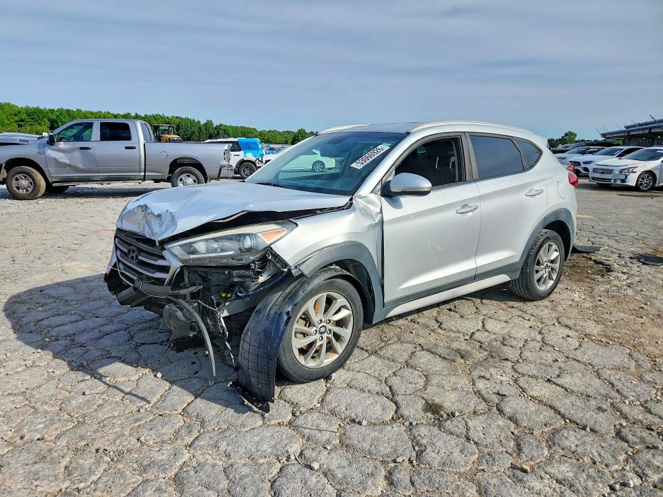 2018 Hyundai Tucson VIN KM8J33A42JU633006 COPART salvage auction — FRONT END, Tn - Salvage Certificate, sold $2,000 on 2026-07-06 (photo 1)