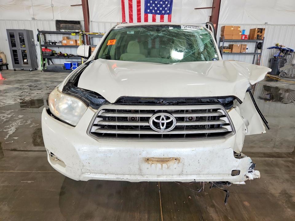 2010 Toyota Highlander VIN 5TDZK3EH0AS016957 COPART salvage auction — SIDE, IL - SALVAGE CERTIFICATE, sold $750 on 2026-07-06 (photo 5)