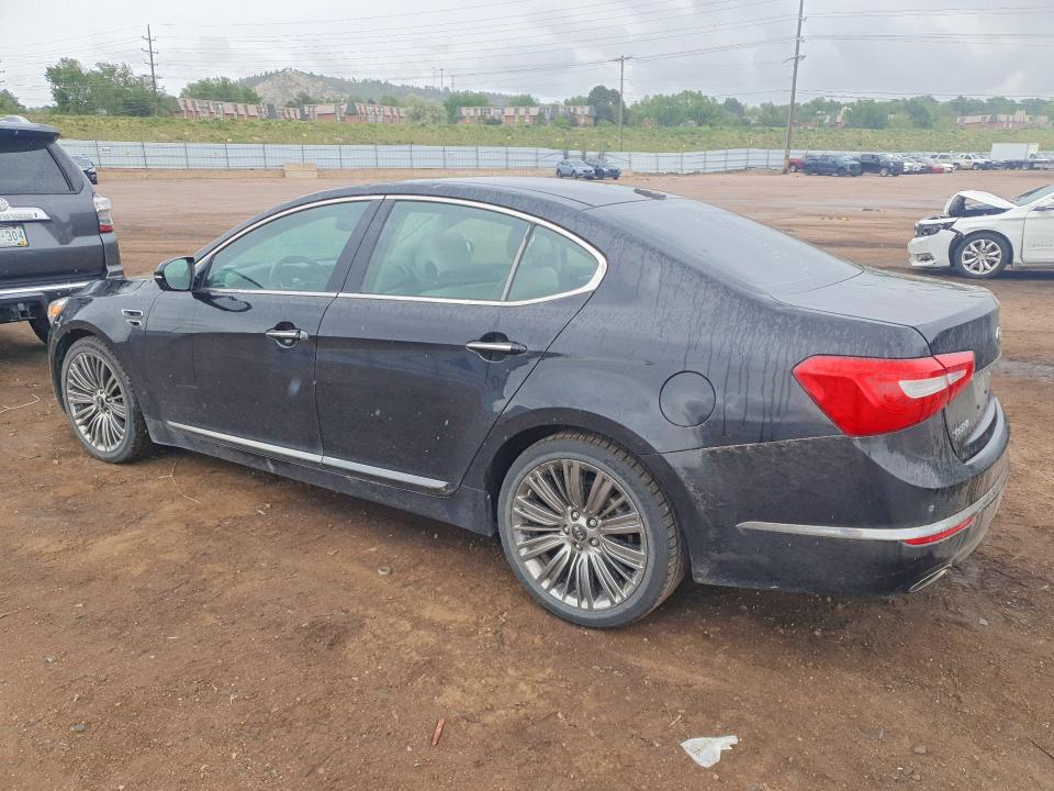 2015 Kia Cadenza VIN KNALN4D73F5183061 COPART salvage auction — HAIL, Co - Certificate Of Title, sold $2,500 on 2026-07-13 (photo 2)