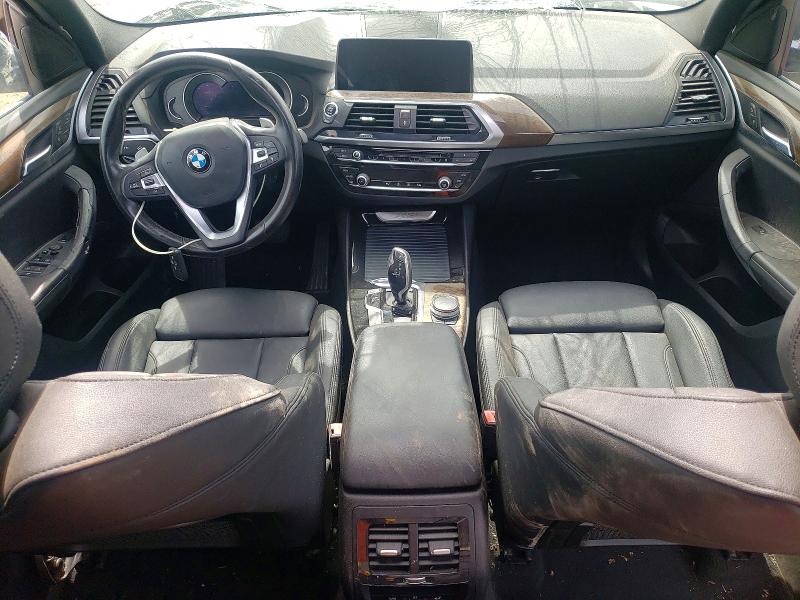 2019 BMW X3 VIN 5UXTR7C56KLF29359 COPART salvage auction — FRONT END, Tx - Certificate Of Title, sold $6,400 on 2026-07-18 (photo 8)