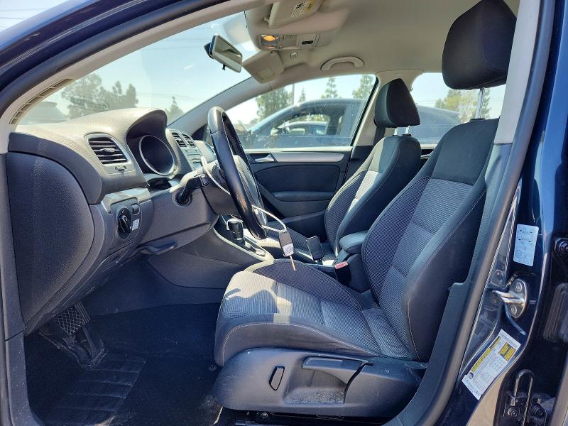 2013 Volkswagen Golf VIN WVWDM7AJ7DW125506 COPART salvage auction — FRONT END, Ca - Salvage Certificate, sold $650 on 2026-07-02 (photo 7)