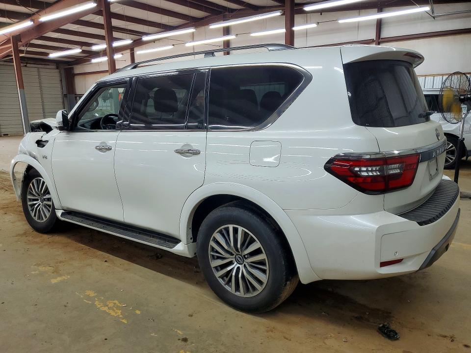 2021 Nissan Armada VIN JN8AY2AC4M9147834 COPART salvage auction — FRONT END, Nc - Salvage Certificate Of Title, sold $225 on 2026-07-29 (photo 2)