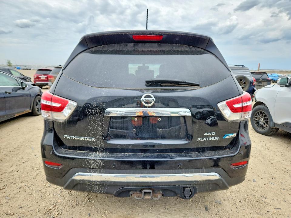 2014 Nissan Pathfinder VIN 5N1CR2MM7EC675079 COPART salvage auction — SIDE, Ab - Bos - Active, sold $1,100 on 2026-07-09 (photo 6)