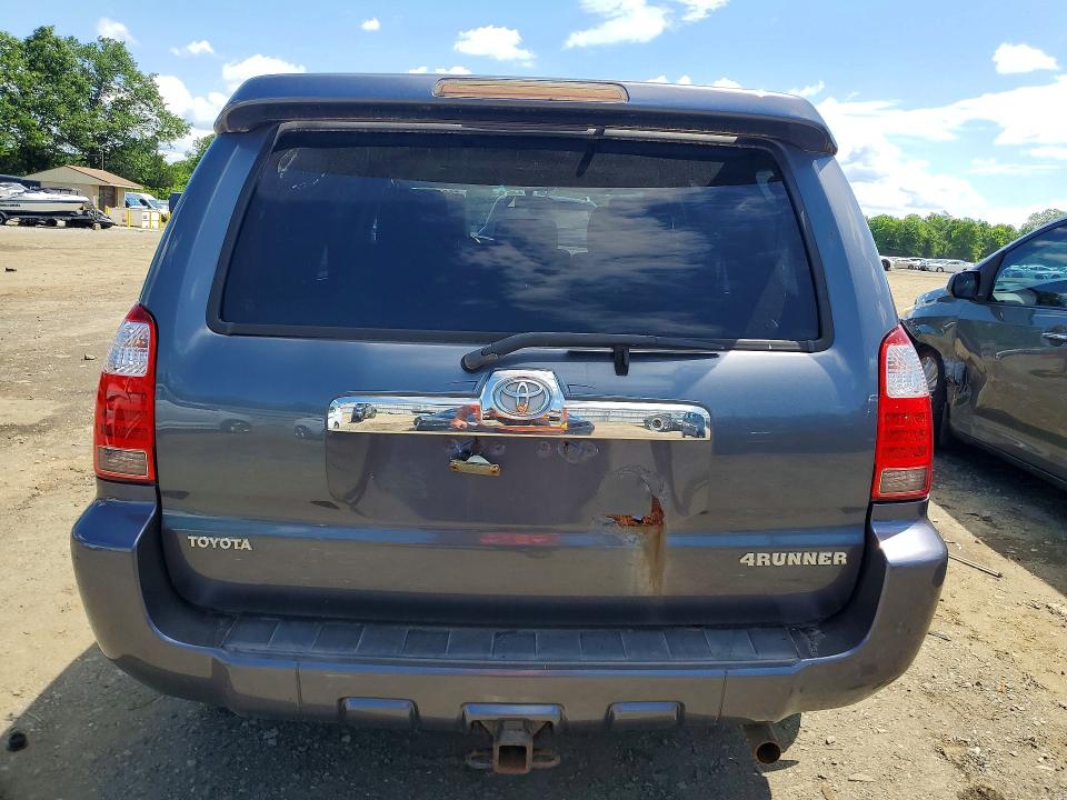 2006 Toyota 4runner VIN JTEBU14R060078648 COPART salvage auction — MINOR DENT/SCRATCHES, Nj - Certificate Of Title (P), sold $5,000 on 2026-07-02 (photo 6)
