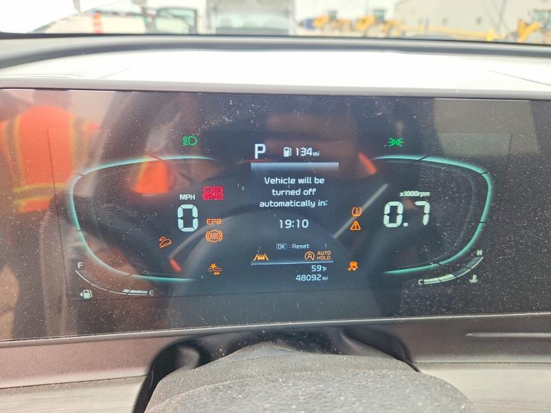 2023 Kia Sportage VIN 5XYK6CAF2PG051306 COPART salvage auction — HAIL, Tx - Certificate Of Title, sold $200 on 2026-07-21 (photo 9)