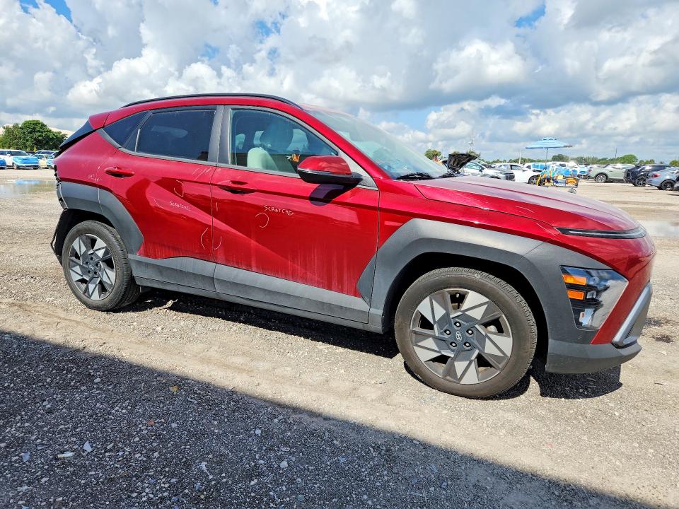 2024 Hyundai Kona VIN KM8HB3AB3RU122254 COPART salvage auction — REAR END, Fl - Certificate Of Destruction, sold $15 on 2026-07-21 (photo 4)