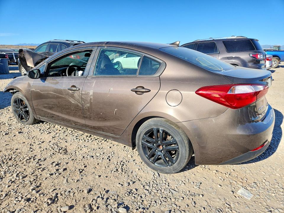 2015 Kia Forte VIN KNAFX4A61F5277829 COPART salvage auction — FRONT END, Ut - Salvage Certificate, sold $350 on 2026-07-03 (photo 2)