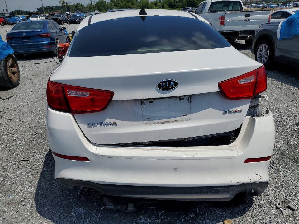 2014 Kia Optima VIN 5XXGN4A77EG342652 COPART salvage auction — SIDE, Fl - Cert Of Title Slvg Rebuildable, sold $425 on 2026-07-10 (photo 6)