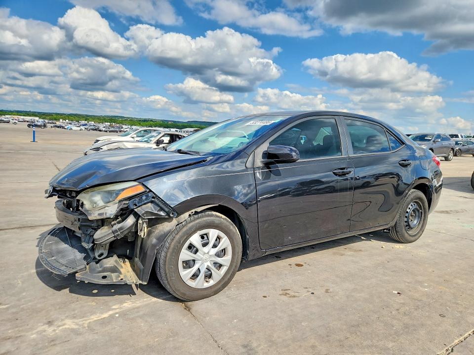 2015 Toyota Corolla VIN 5YFBURHE8FP208708 COPART salvage auction — FRONT END, Tx - Salvage Vehicle Title, sold $2,550 on 2026-07-20 (photo 1)