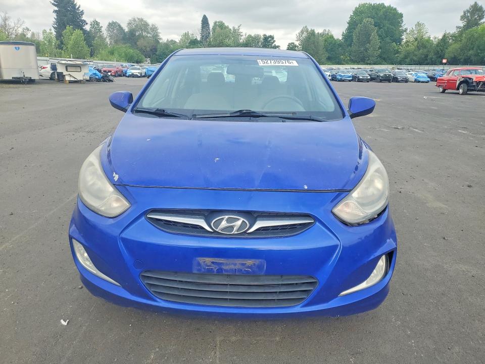 2012 Hyundai VIN KMHCU4AE6CU182301 COPART salvage auction — SIDE, Or - Salvage Title Certificate, sold $550 on 2026-07-13 (photo 5)