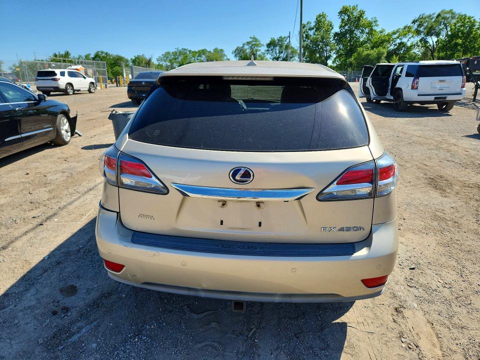 2013 Lexus Rx VIN JTJZB1BA6D2410225 COPART salvage auction — MINOR DENT/SCRATCHES, Nc - Certificate Of Title, sold $3,150 on 2026-07-16 (photo 6)
