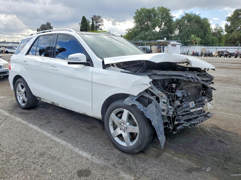 2015 Mercedes-benz VIN 4JGDA5JB2FA512529 COPART salvage auction — FRONT END, Ca - Salvage Certificate, sold $2,600 on 2026-07-02 (photo 4)
