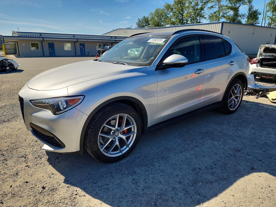 2018 Alfa romeo Stelvio VIN ZASFAKPN9J7B96878 COPART salvage auction — REAR END, Wa - Bill Of Sale, sold $4,700 on 2026-07-06 (photo 1)