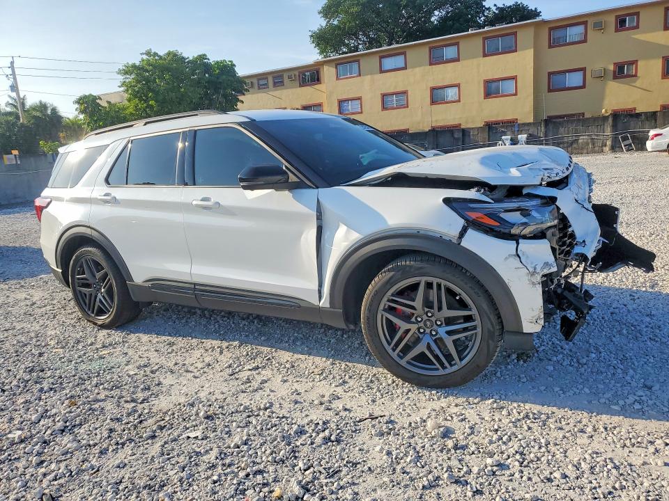 2025 Ford Explorer VIN 1FMWK7GC8SGB00804 COPART salvage auction — FRONT END, Fl - Certificate Of Destruction, sold $12,100 on 2026-07-28 (photo 4)