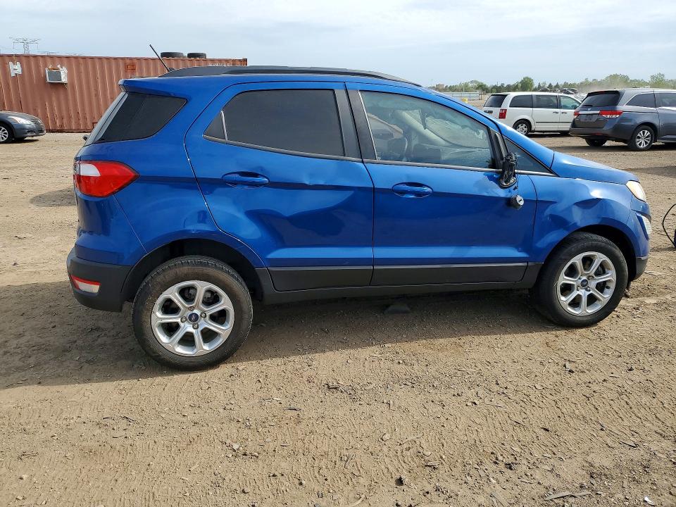 2019 Ford Ecosport VIN MAJ6S3GL6KC283453 COPART salvage auction — ROLLOVER, Il - Salvage Certificate, sold $900 on 2026-07-07 (photo 3)