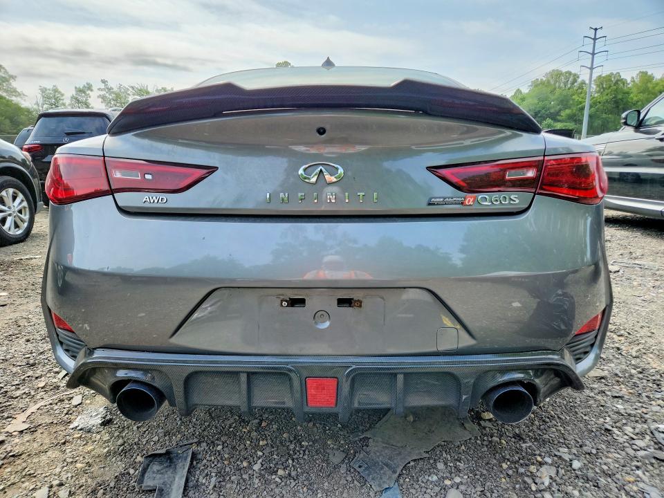 2017 Infiniti Q60 VIN JN1EV7EL9HM553305 COPART salvage auction — FRONT END, Md - Cert Of Salvage > 75% Damage, sold $3,200 on 2026-07-14 (photo 6)
