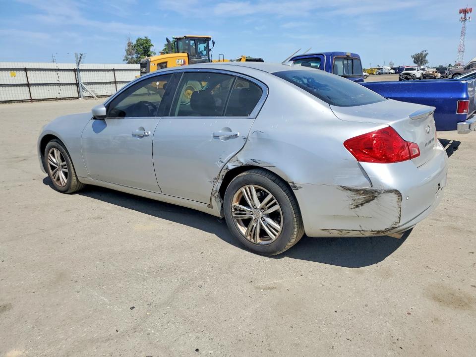 2012 Infiniti G VIN JN1CV6AR9CM676137 COPART salvage auction — SIDE, Ca - Salvage Certificate, sold $1,200 on 2026-07-06 (photo 2)