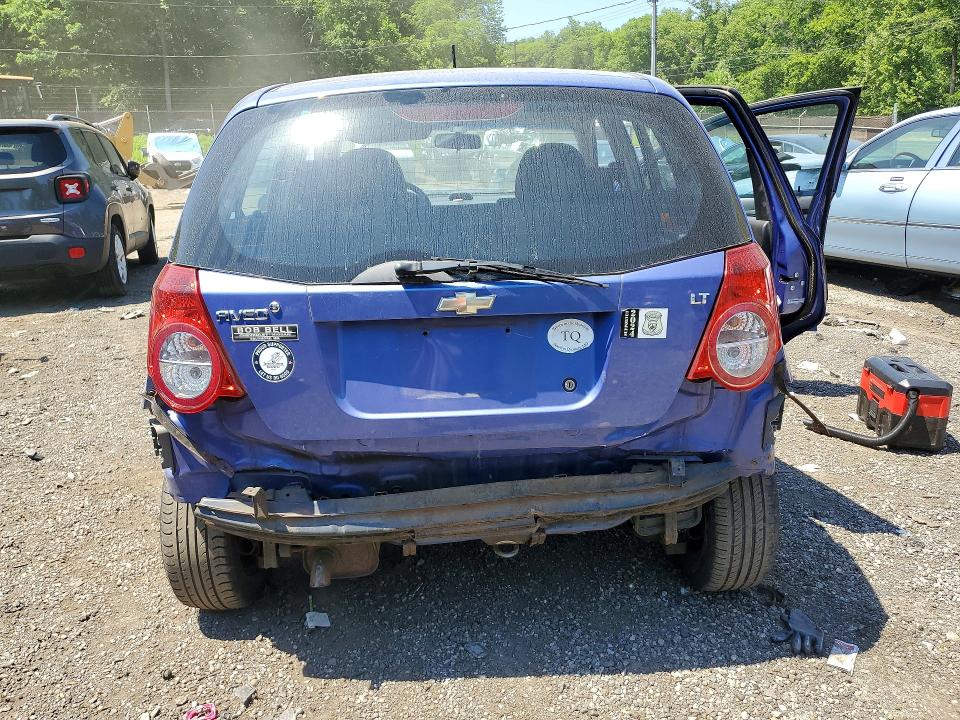 2009 Chevrolet Aveo VIN KL1TD66EX9B620919 COPART salvage auction — FRONT END, Md - Cert Of Salvage > 75% Damage, sold $325 on 2026-07-14 (photo 6)