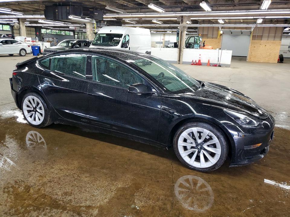 2023 Tesla Model 3 VIN 5YJ3E1EAXPF451826 COPART salvage auction — REAR END, Il - Salvage Certificate, sold $3,800 on 2026-07-08 (photo 4)