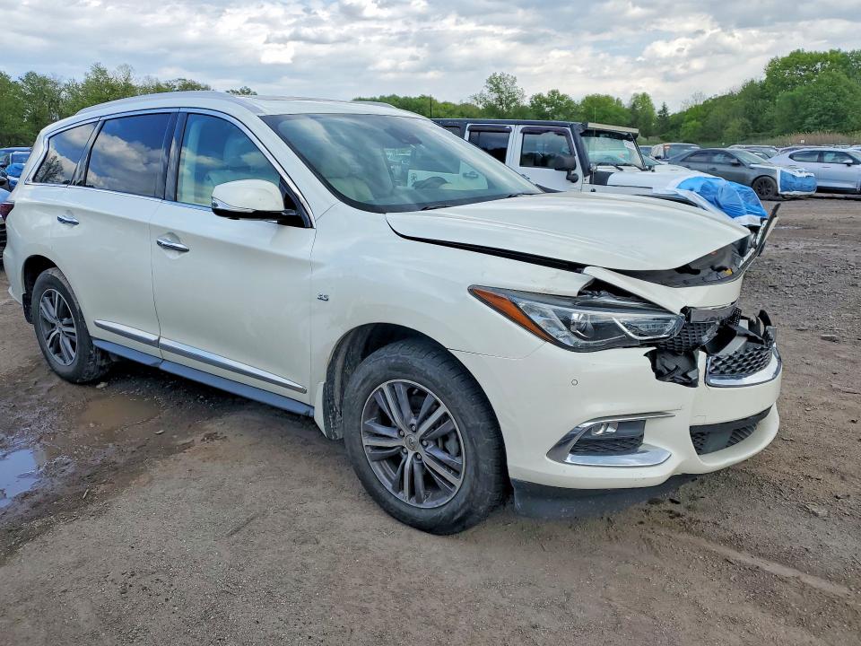 2019 Infiniti Qx60 VIN 5N1DL0MMXKC548686 COPART salvage auction — FRONT END, Pa - Certificate Of Salvage, sold $2,100 on 2026-07-27 (photo 4)