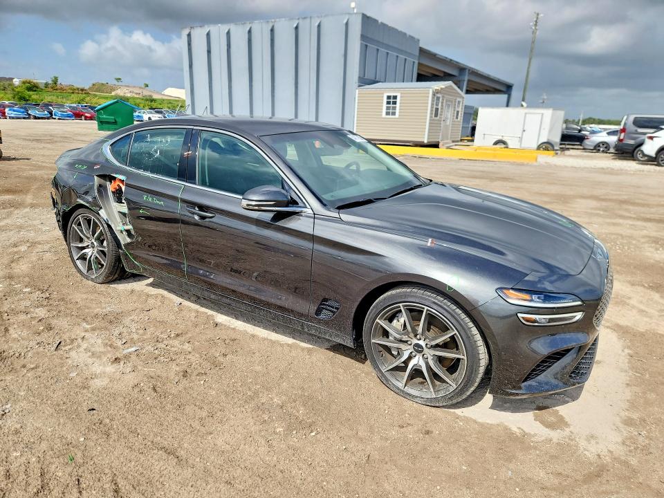 2025 Genesis G70 VIN KMTG34SC9SU151369 COPART salvage auction — REAR END, Fl - Certificate Of Destruction, sold $10,300 on 2026-07-07 (photo 4)