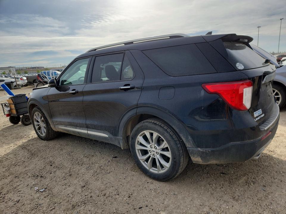 2021 Ford Explorer VIN 1FMSK8FH1MGB62033 COPART salvage auction — SIDE, Ab - Bos - Salvage, sold $5,800 on 2026-07-09 (photo 2)